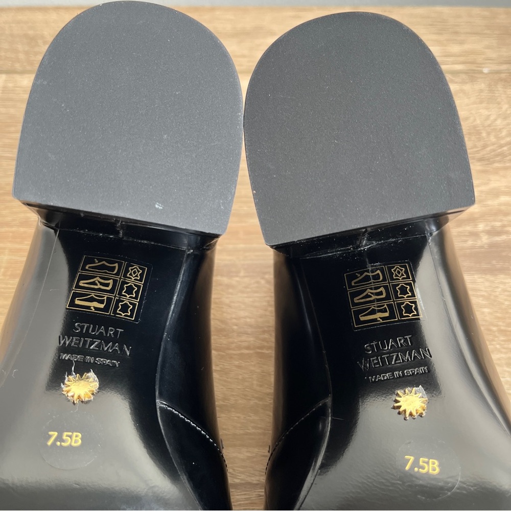 STUART WEITZMAN Black Loafers 7.5 NEW with TAGS Sleek 60 - Picture 14 of 15